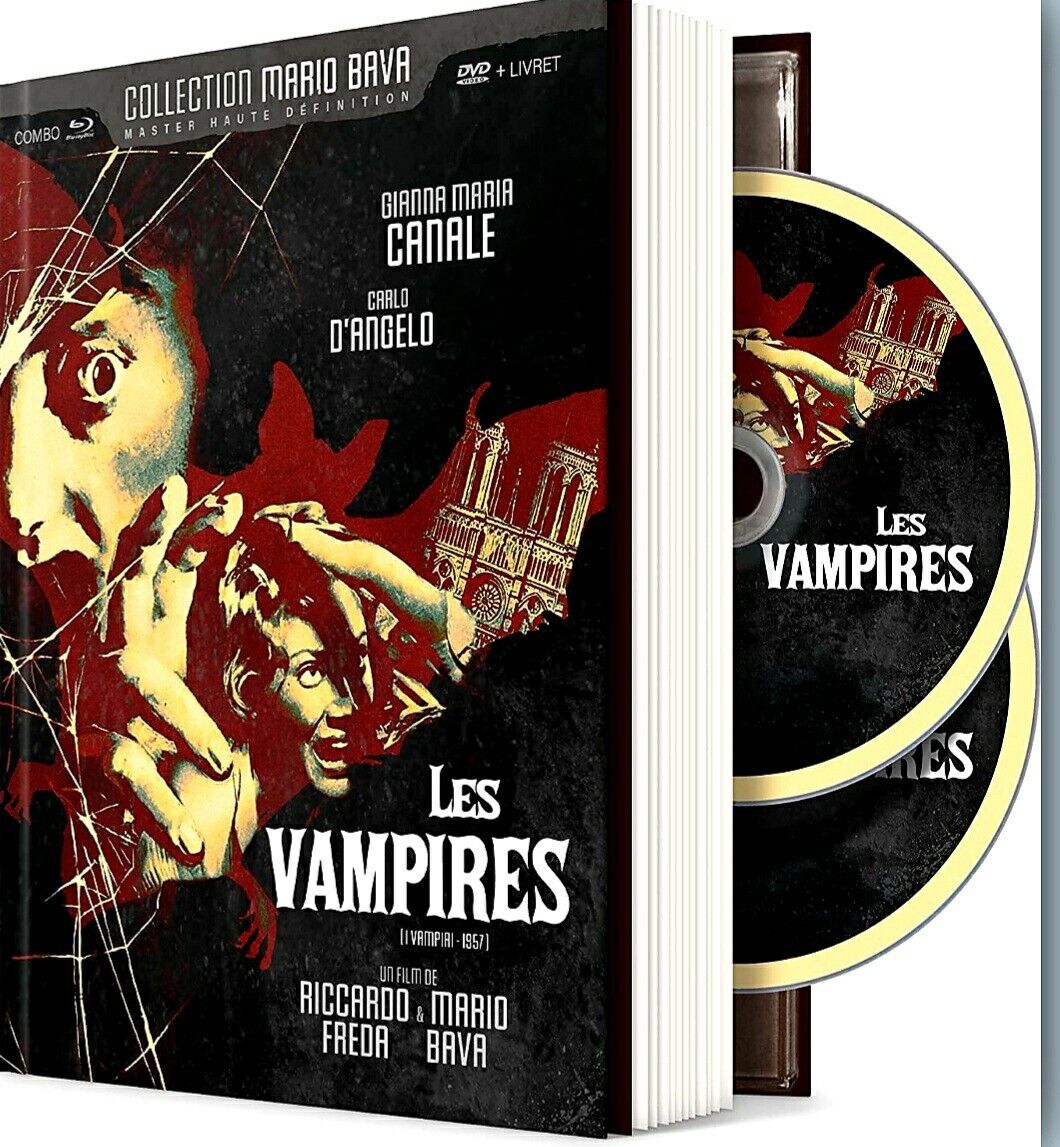 I VAMPIRI 💀 BOX BLU RAY+DVD+SUPER FOTOLIBRO Mario Bava & R.Freda audio ITA🇮🇪