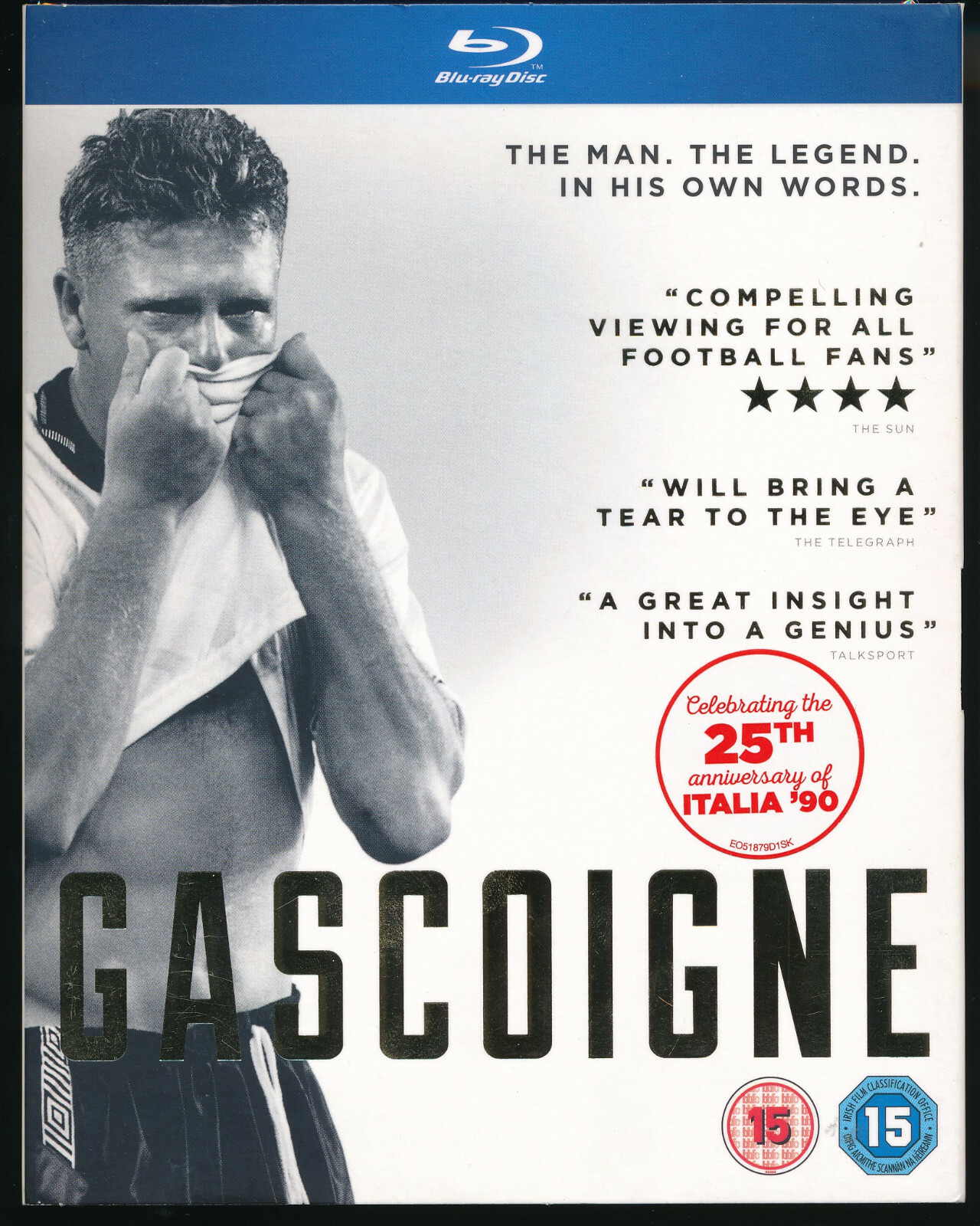 EBOND Gascoigne BLU-RAY UK EDITION D351011