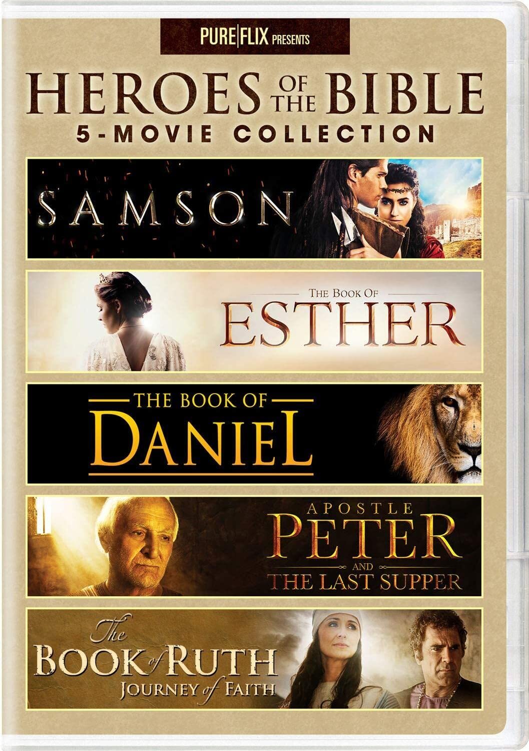 Heroes of the Bible 5-Movie Collection (DVD) Jackson Rathbone Lance Henriksen