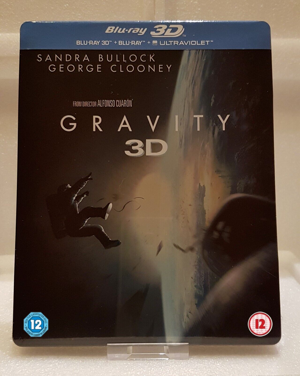 Gravity (3D+2D Blu-ray SteelBook) [UK] - Import audio ITA