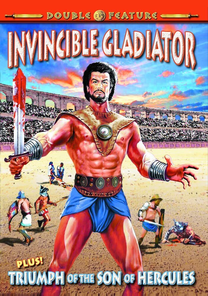 Gladiator Double Feature: Invincible Gladiator (1962) / Triumph of the Son (DVD)