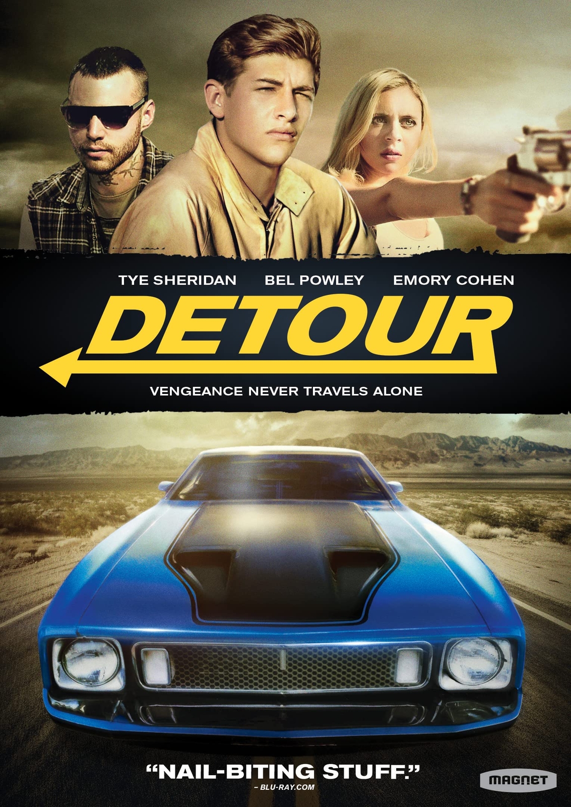 Detour (DVD) Tye Sheridan Bel Powley Emory Cohen