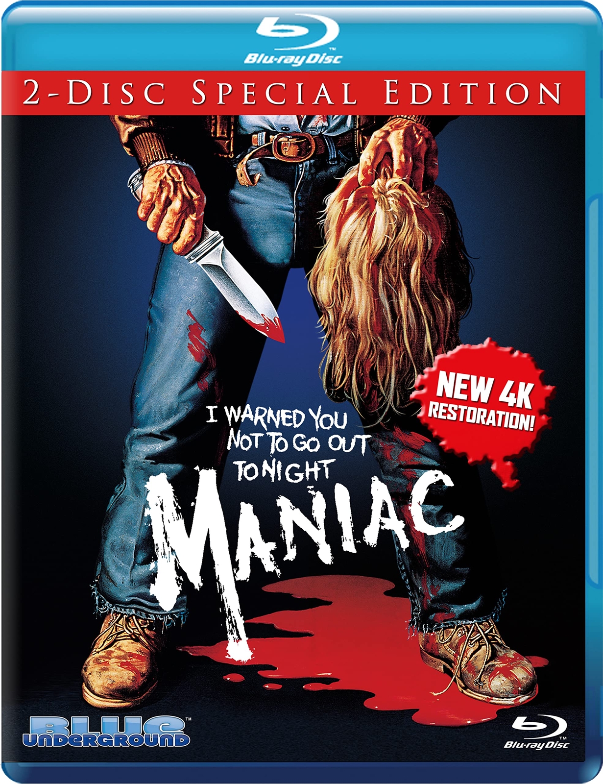 Maniac (2-disc Special Edition) (Blu-ray) Joe Spinell Caroline Munro Kelly Piper