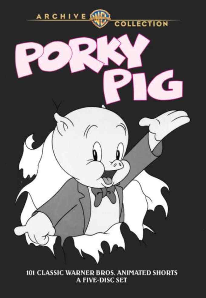 Porky Pig : 101 Classico Warner Bros.Brothers Wb Animato Shorts (5-Disc) DVD