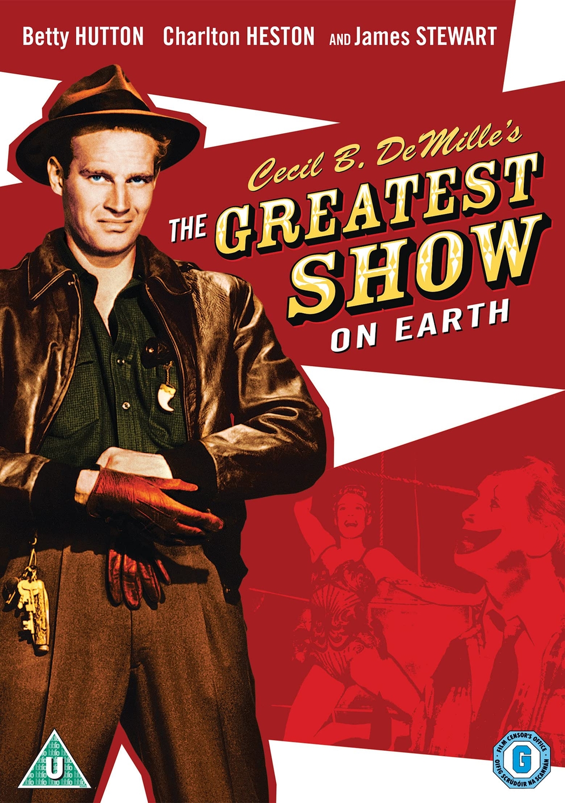 The Greatest Show On Earth (DVD) Charlton Heston Betty Hutton Cornel Wilde
