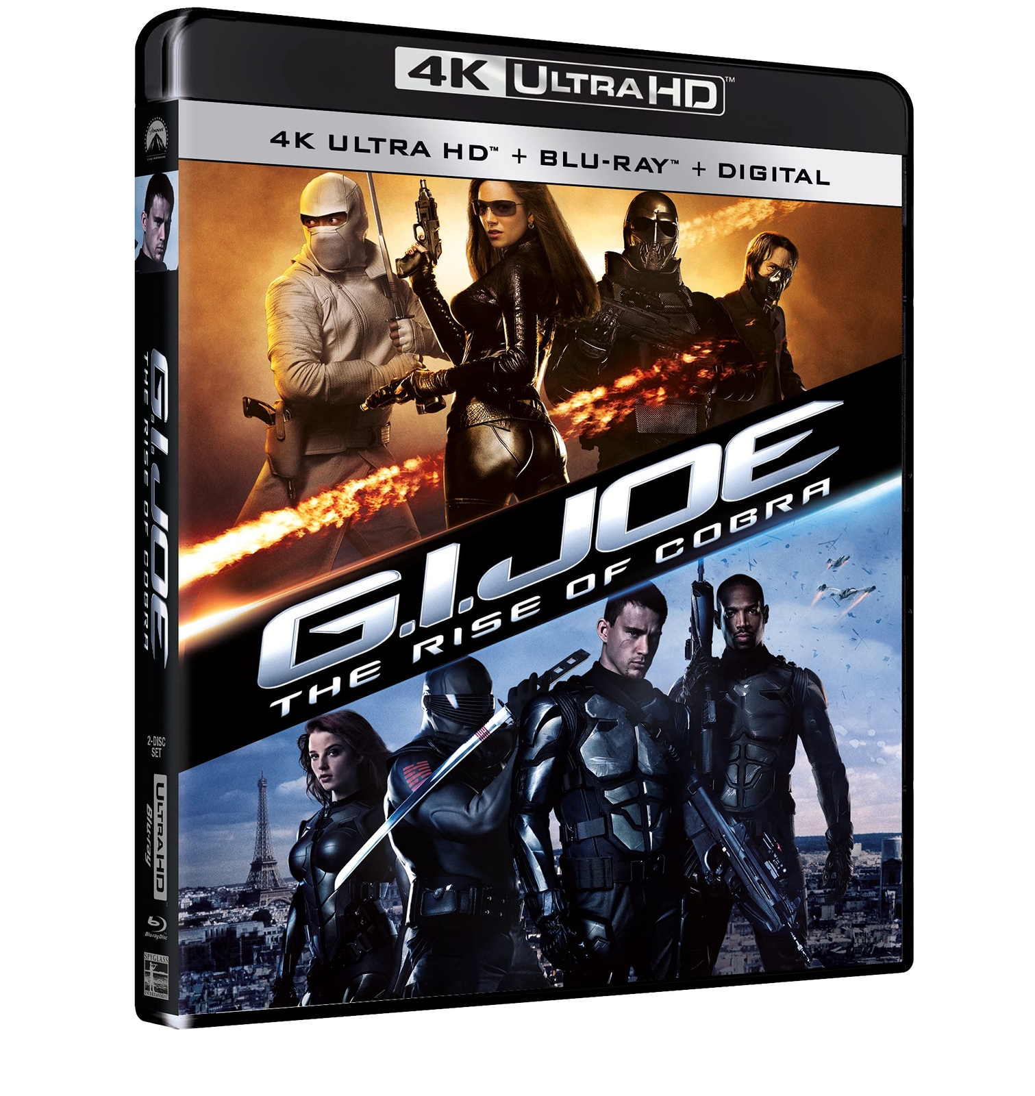 G.I Joe Rise of the Cobra (4K UHD Blu-ray) Channing Tatum Sienna Miller