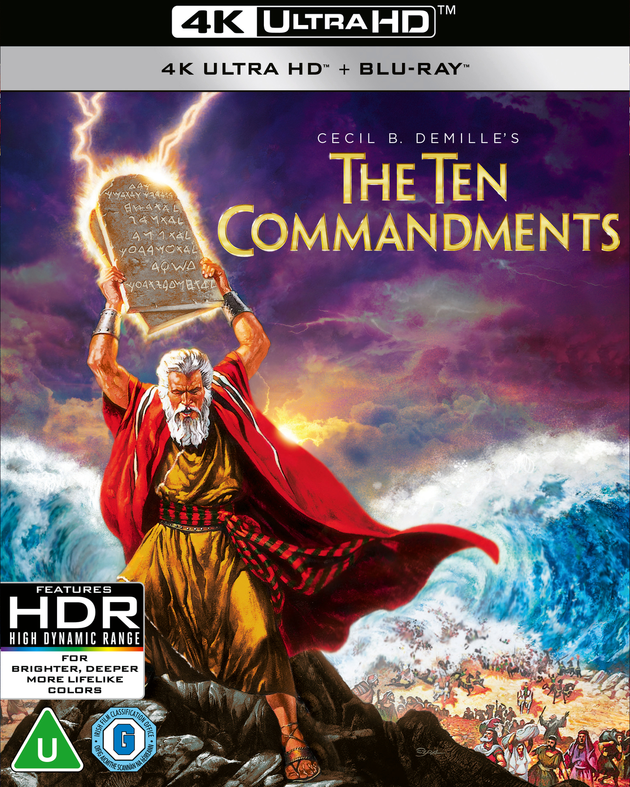 The Ten Commandments (4K UHD Blu-ray) Martha Scott Edward G. Robinson Nina Foch
