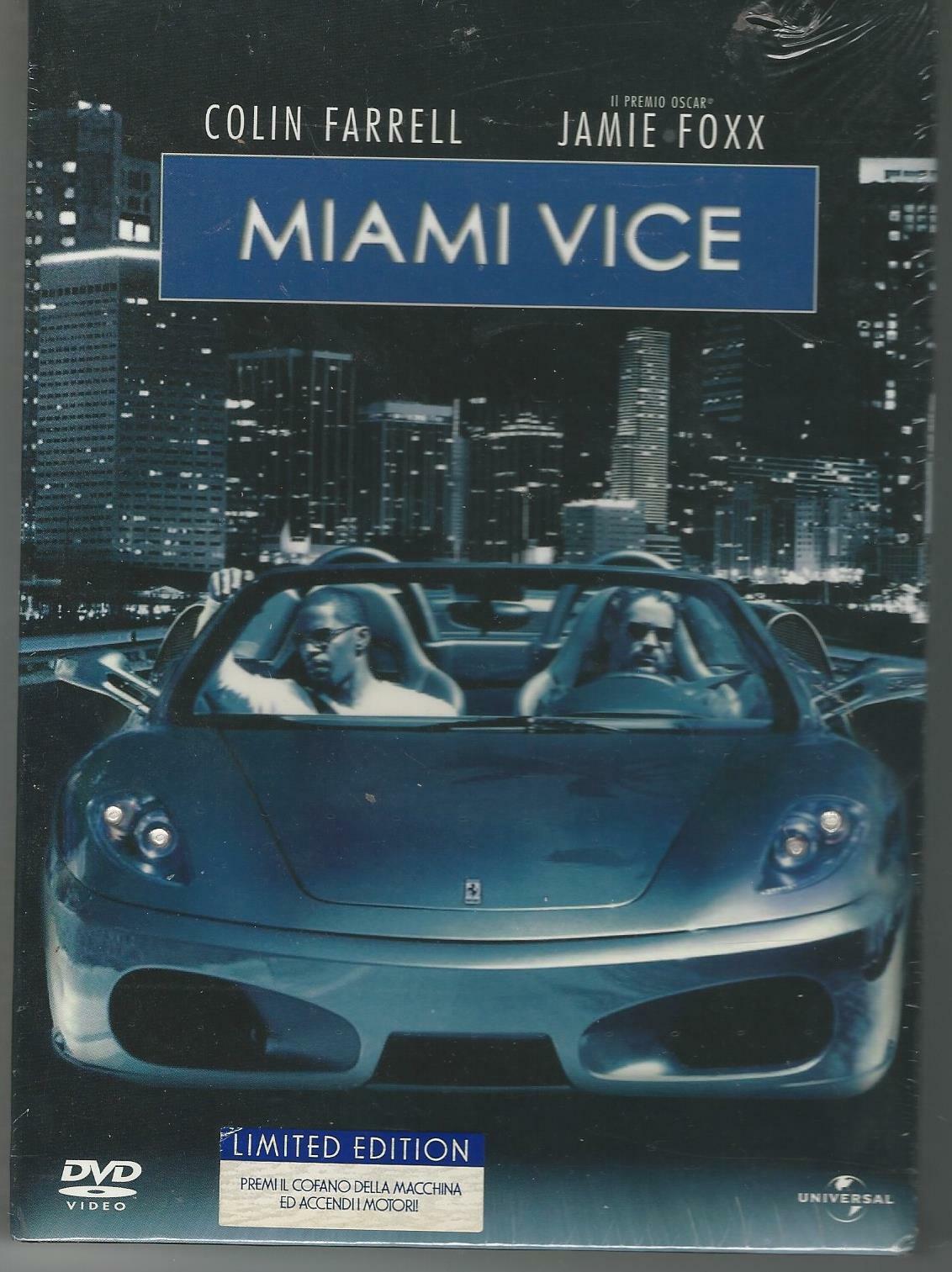 DVD:MIAMI VICE(COLIN FARRELL,JAMIE FOXX) LIMITED EDITION NUOVO SIGILLATO