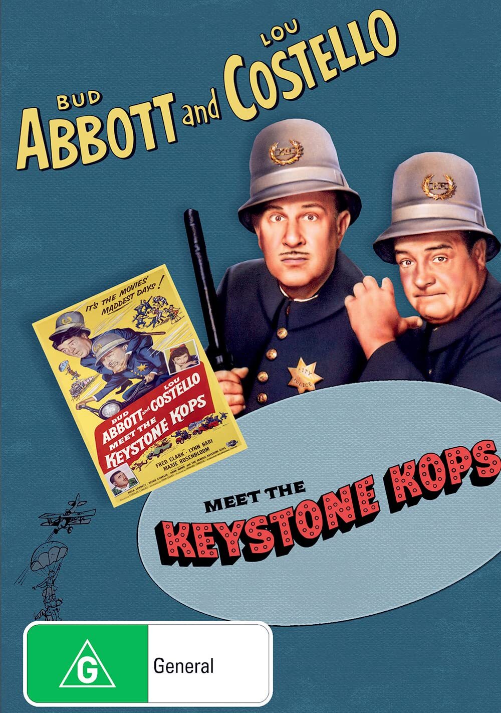 Abbott and Costello Meet the Keystone Kops (DVD) Bud Abbott Lou Costello