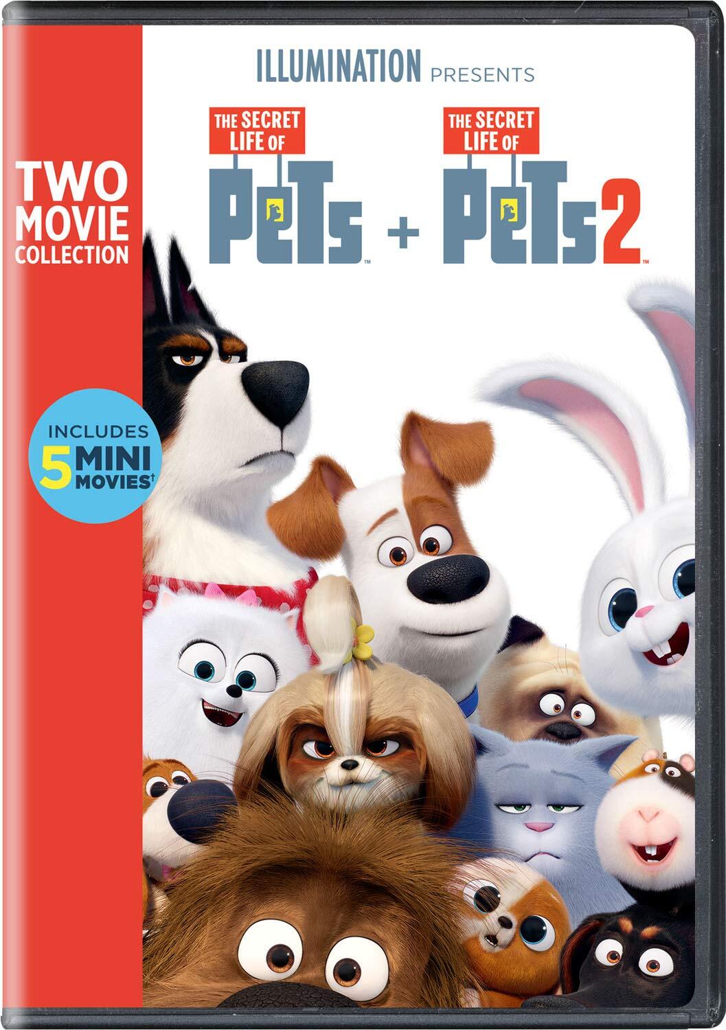 The Secret Life of Pets: 2-Movie Collection (DVD) Louis C.K. Kevin Hart