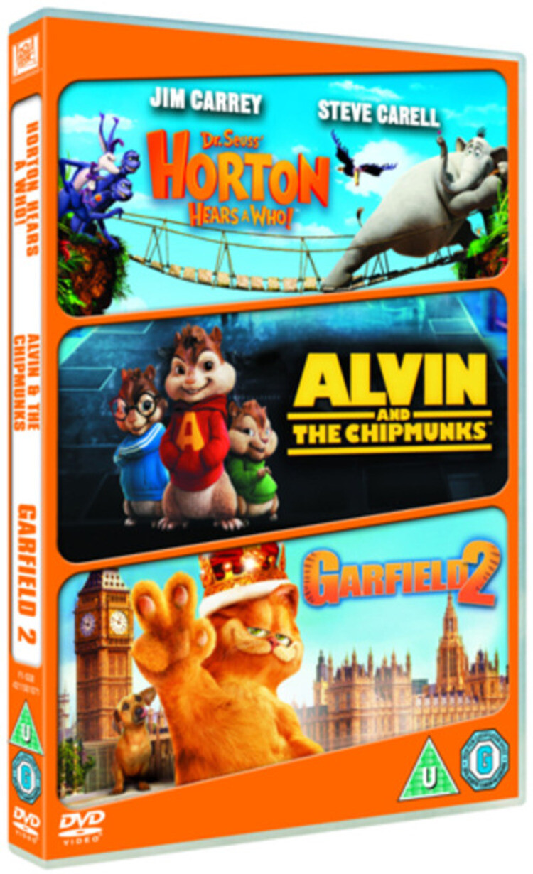 Horton Hears a Who!/Alvin and the Chipmunks/Garfield 2 (DVD) Breckin Meyer