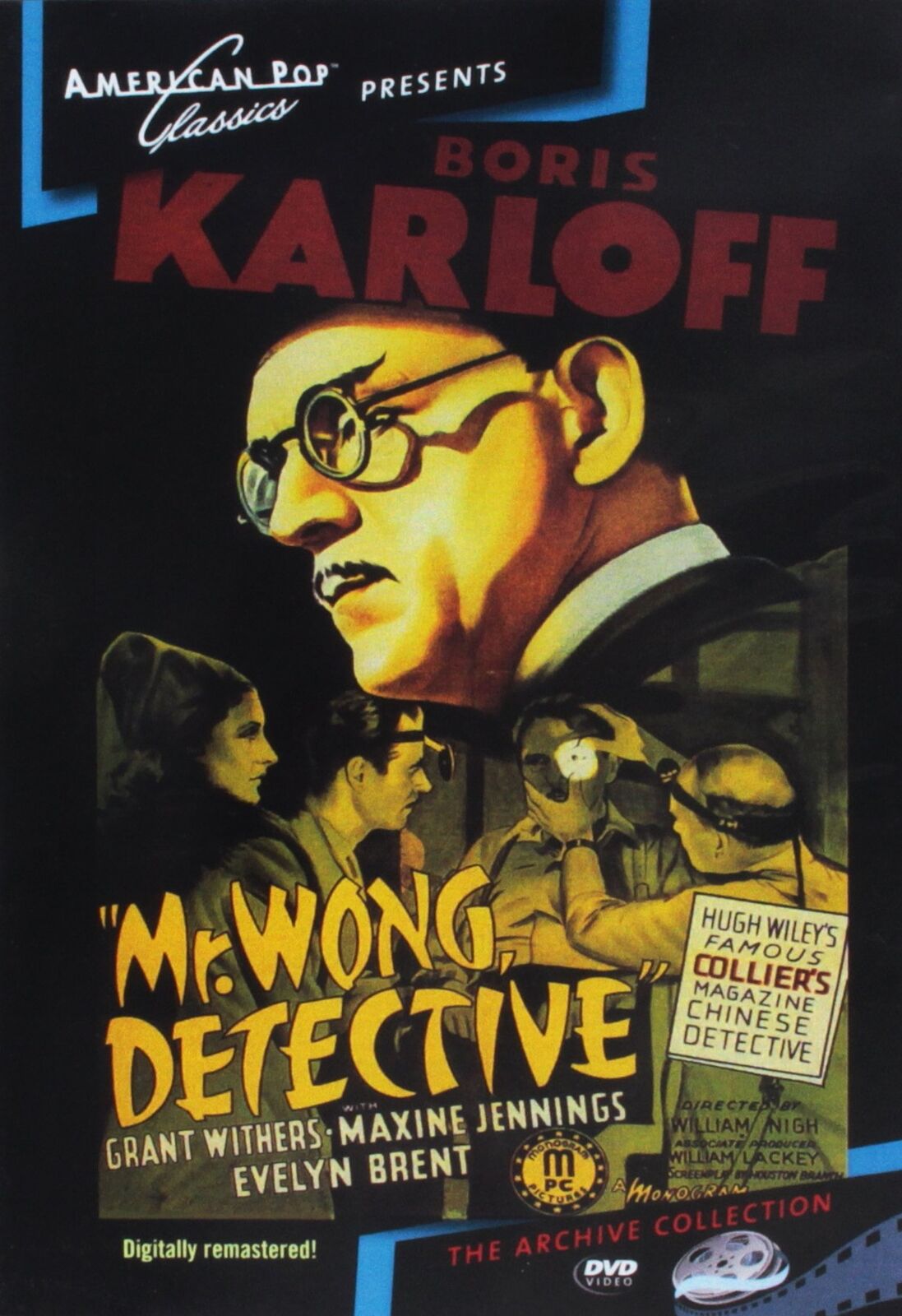 Mr. Wong, Detective (DVD) Boris Karloff Evelyn Brent Grant Withers