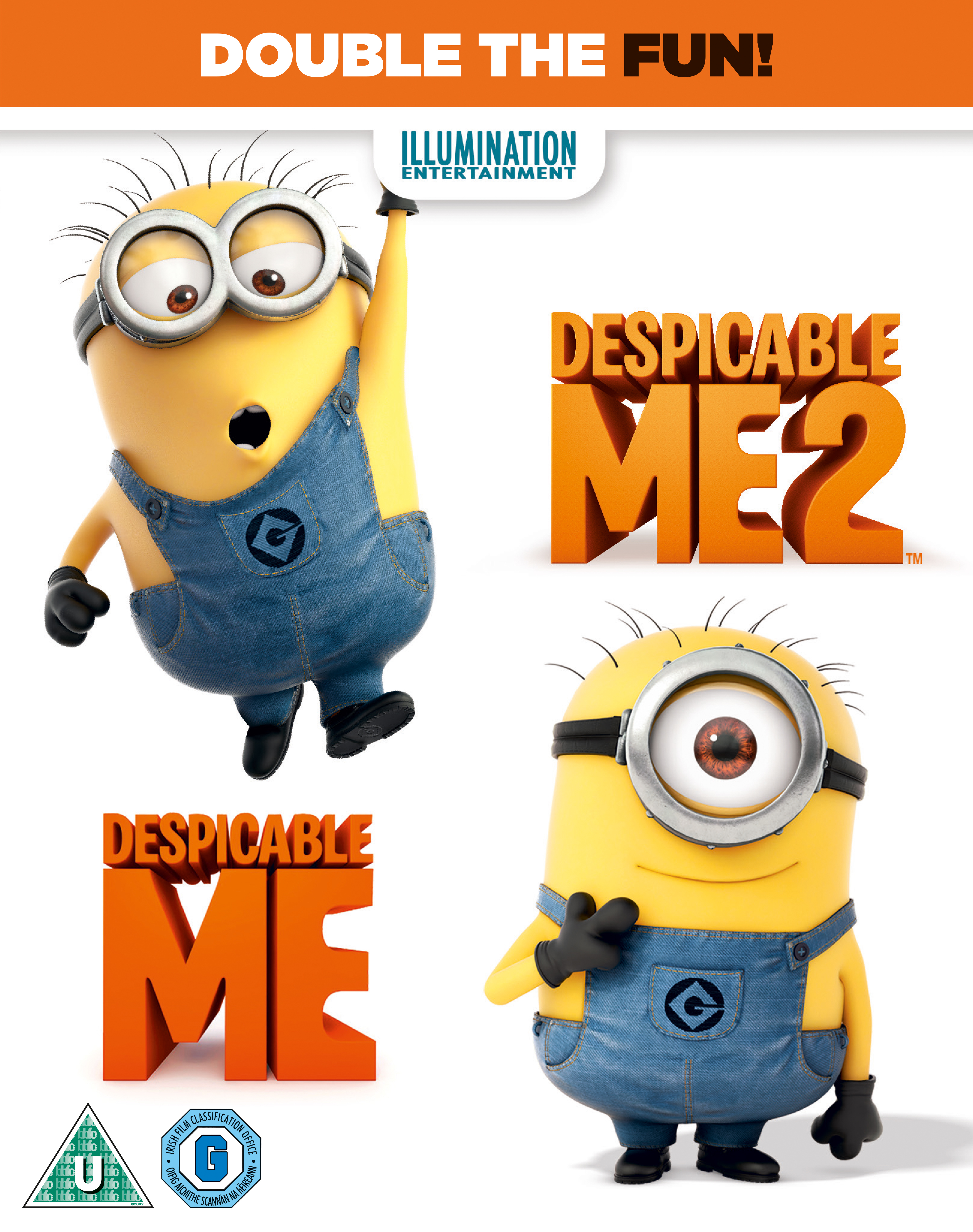 Despicable Me/Despicable Me 2 (Blu-ray) Steve Carell Kristen Wiig Steve Coogan