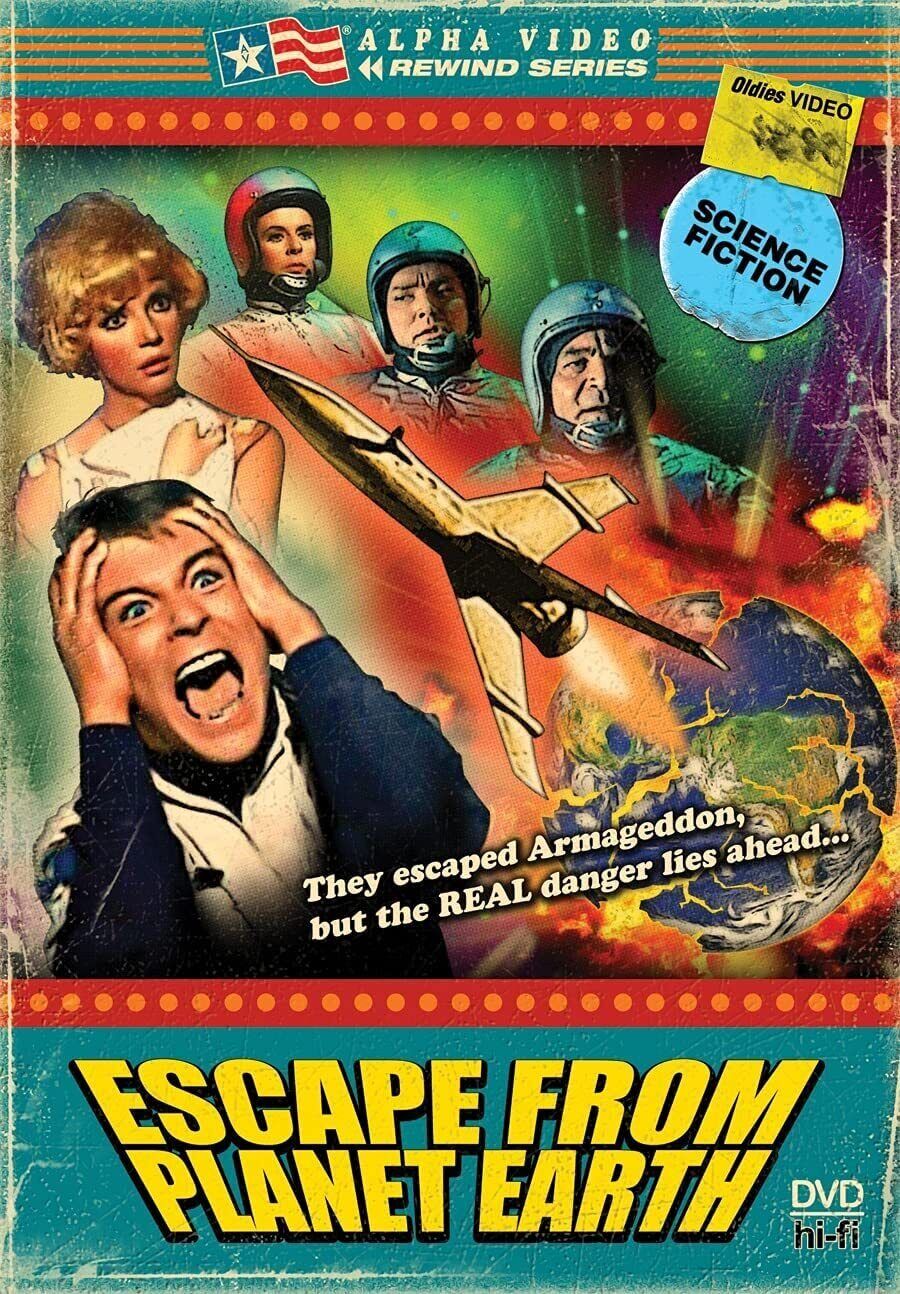 Escape from Planet Earth (Retro Cover Art) (DVD) Bobby Van Grant Williams