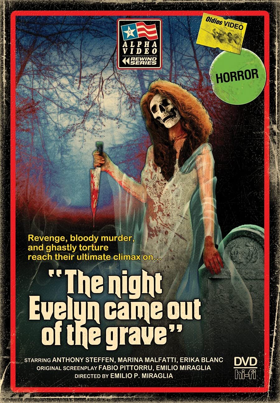 The Night Evelyn Came Out of the Grave (Retro Cover Art) (DVD) Anthony Steffen