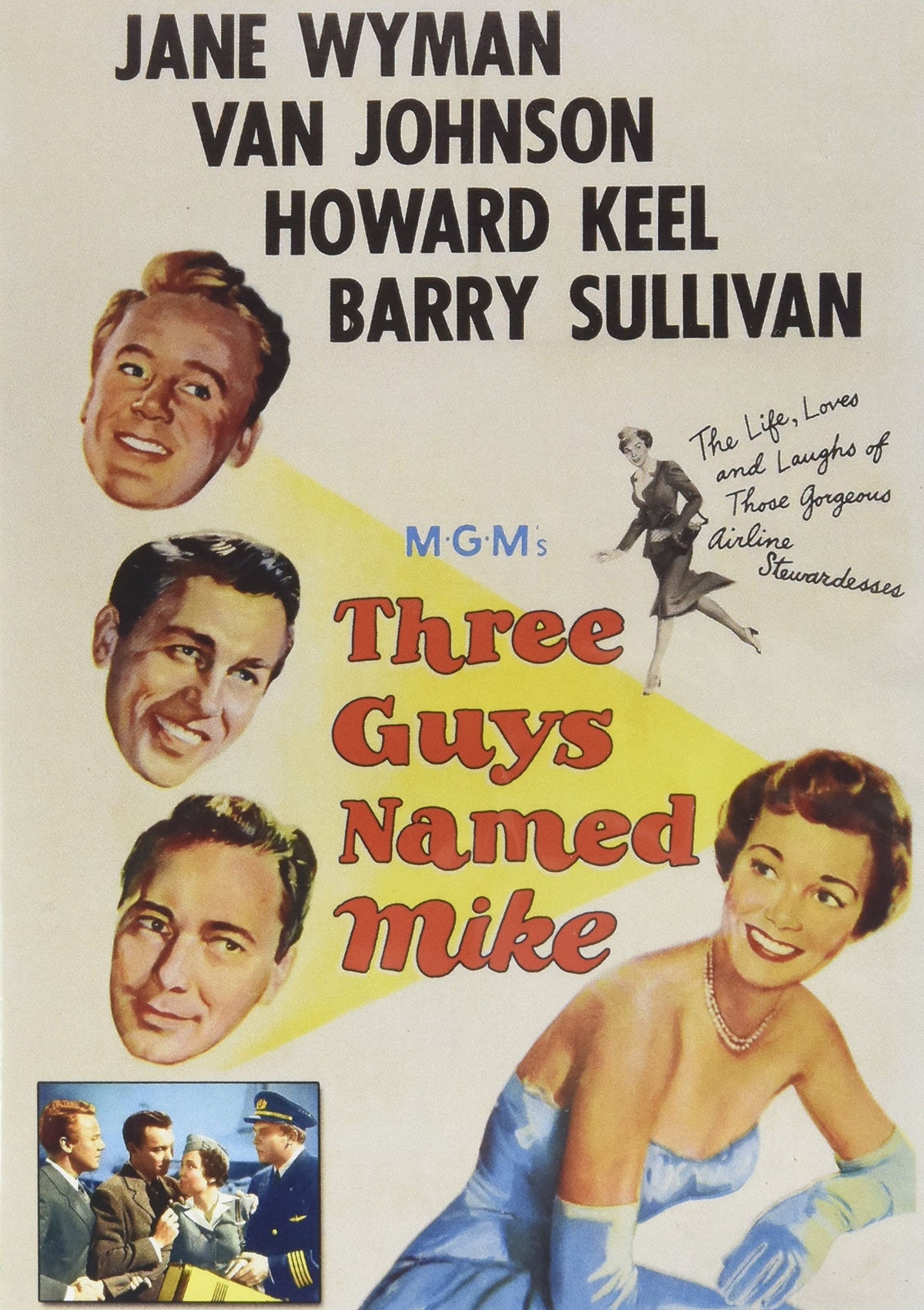 Three Guys Named Mike (DVD) Anne Sargent Don McGuire Hugh Sanders Lewis Martin