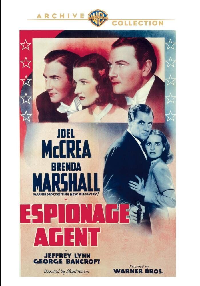 Espionage Agent (DVD) Stanley Ridges Jeffrey Lynn Joel McCrea Lucien Prival