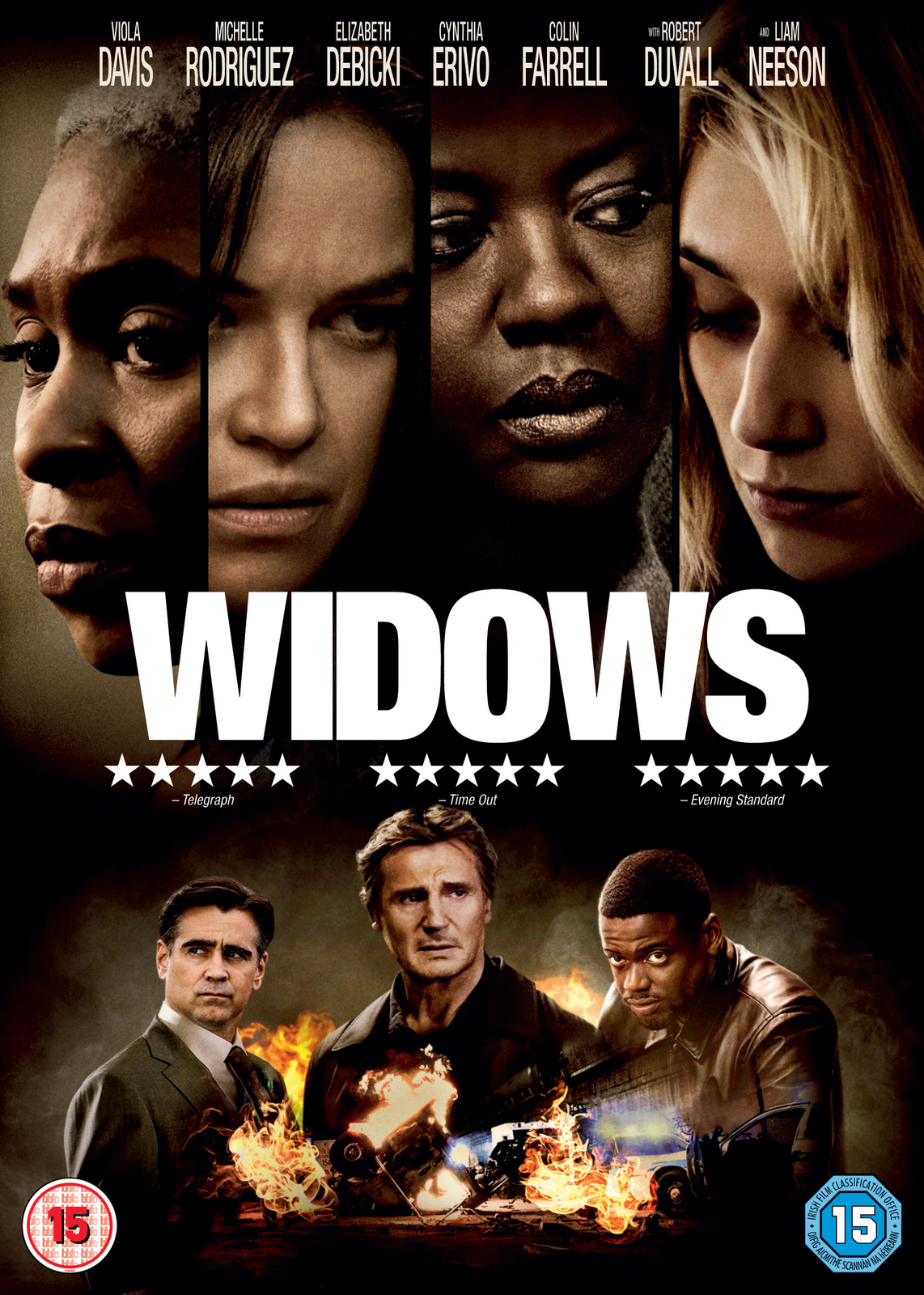 Widows (DVD) Robert Duvall Daniel Kaluuya Elizabeth Debicki Carrie Coon
