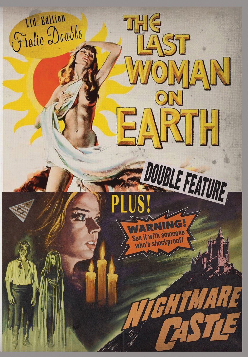 The Last Woman on Earth / Nightmare Castle (DVD) Edward Wain