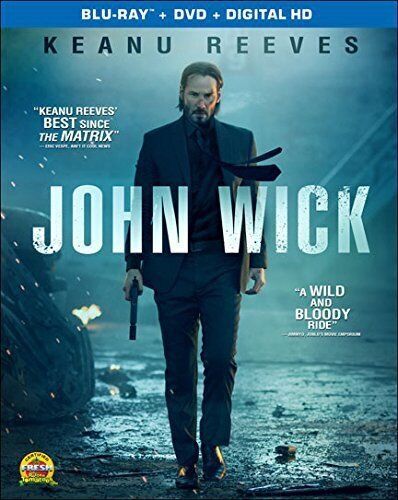 John Wick (Blu-ray) Keanu Reeves Adrianne Palicki Bridget Regan Willem Dafoe