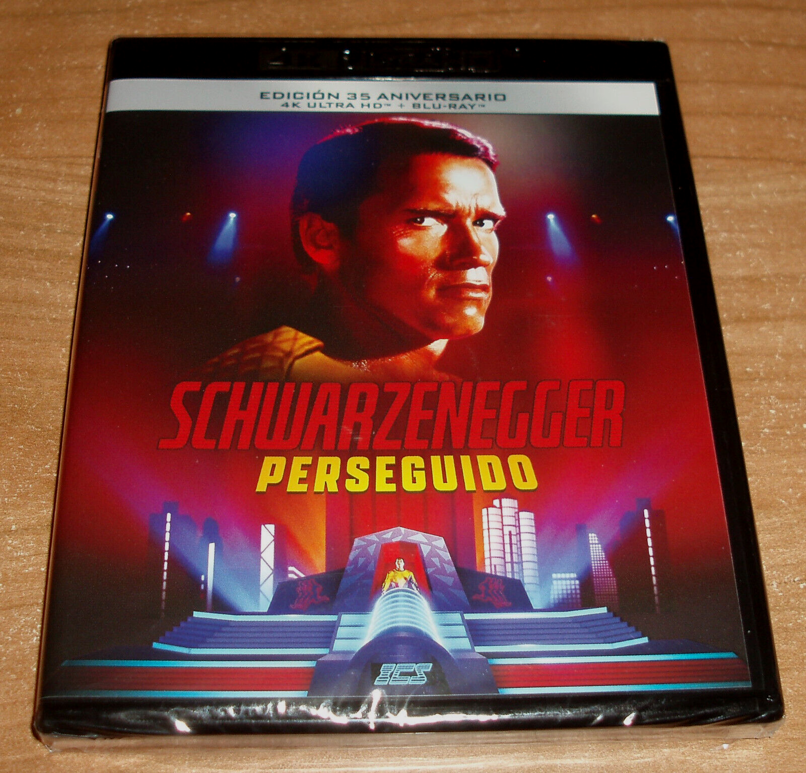 Perseguito (The Running Man) 4K Ultra HD + Blu-Ray Nuovo Sigillato a-B-C