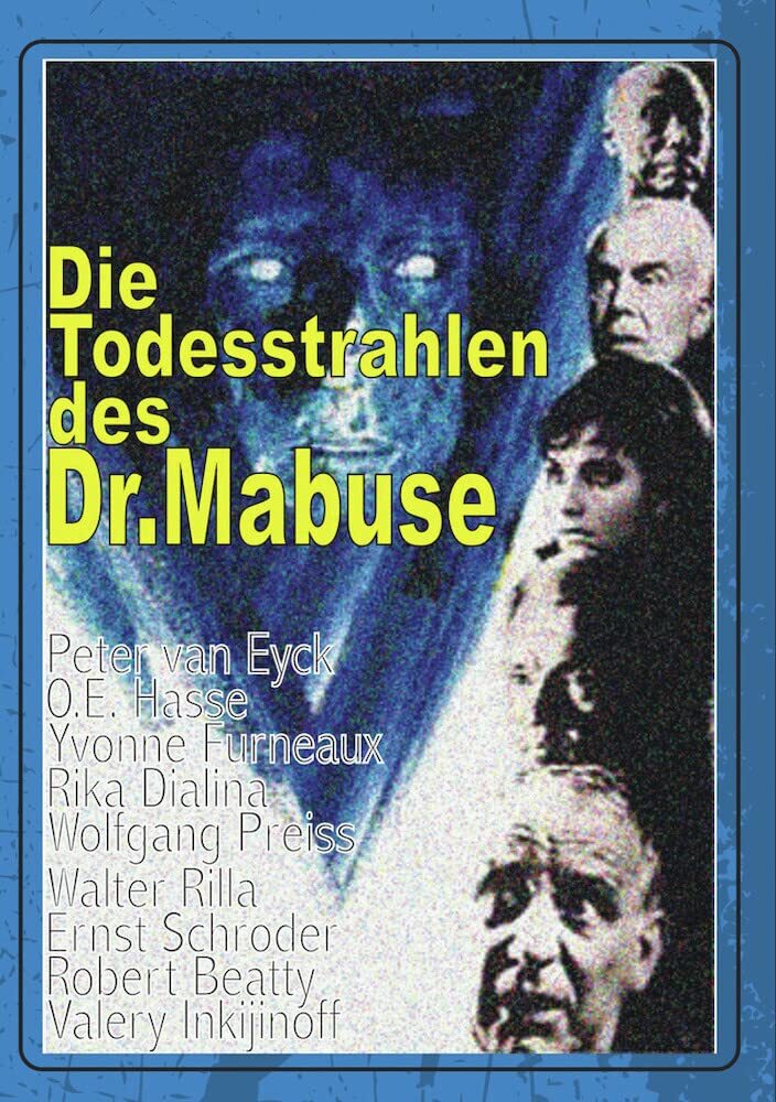 DEATH RAY MIRROR OF DR. MABUSE (DVD) Peter Van Eyck Toko Yani Wolfgang Preiss