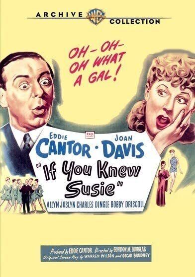 If You Knew Susie (DVD) Allyn Joslyn Bobby Driscoll Charles Dingle Eddie Cantor