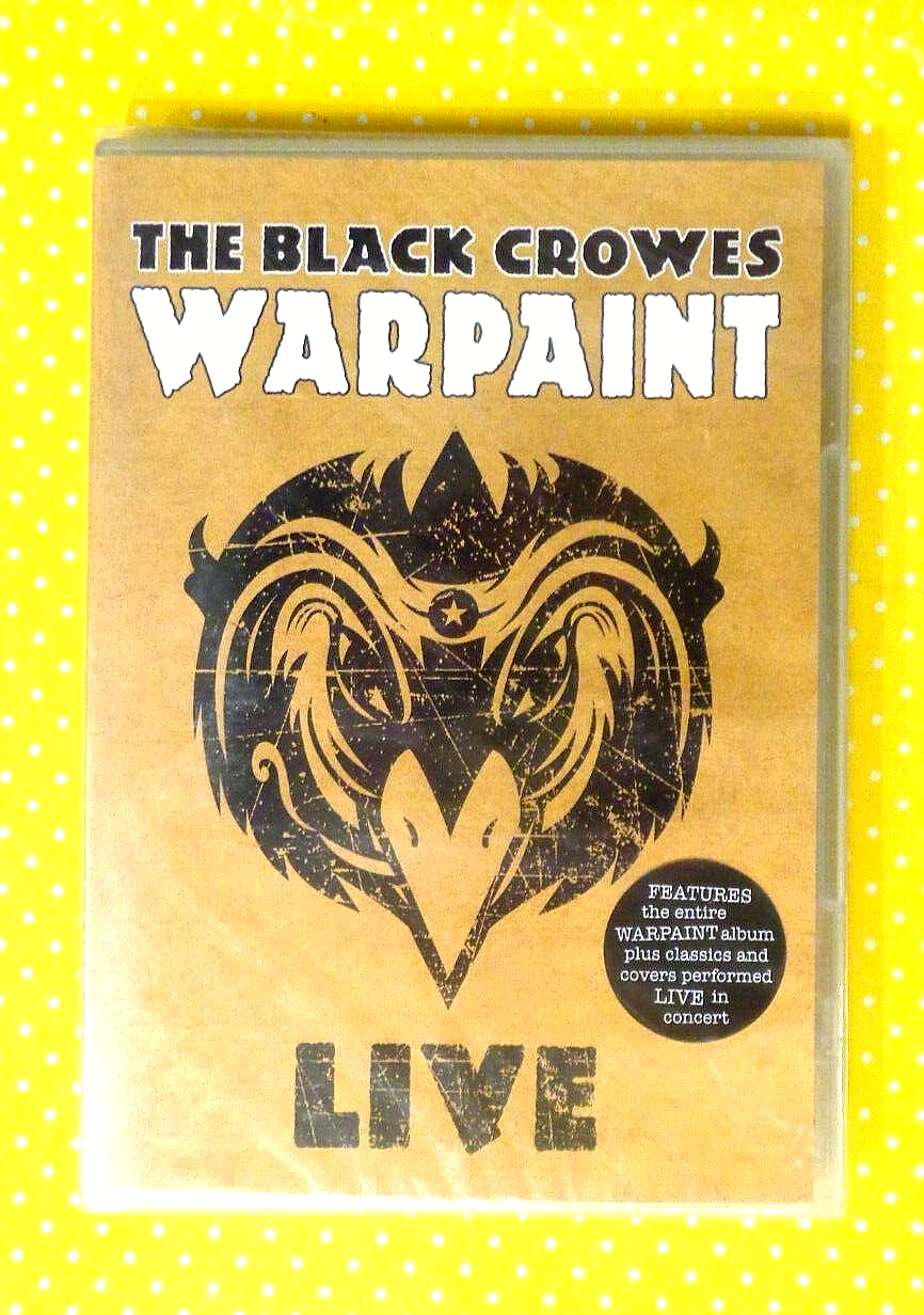THE BLACK CROWES  -  WARPAINT -  LIVE  -  DVD 2009 NUOVO E SIGILLATO