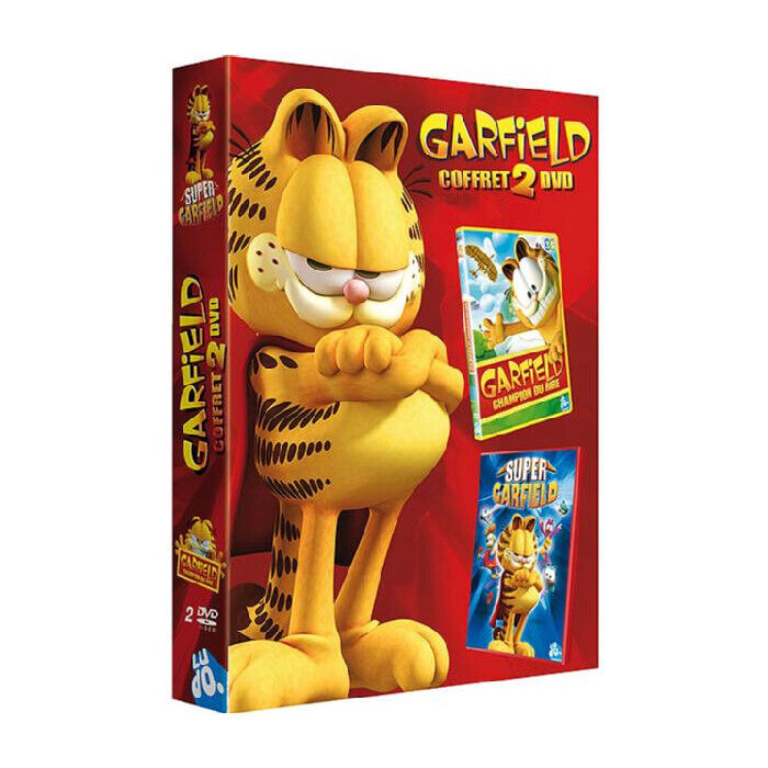 Garfield Champion Del Ridere + Super Garfield Cofanetto DVD Nuova