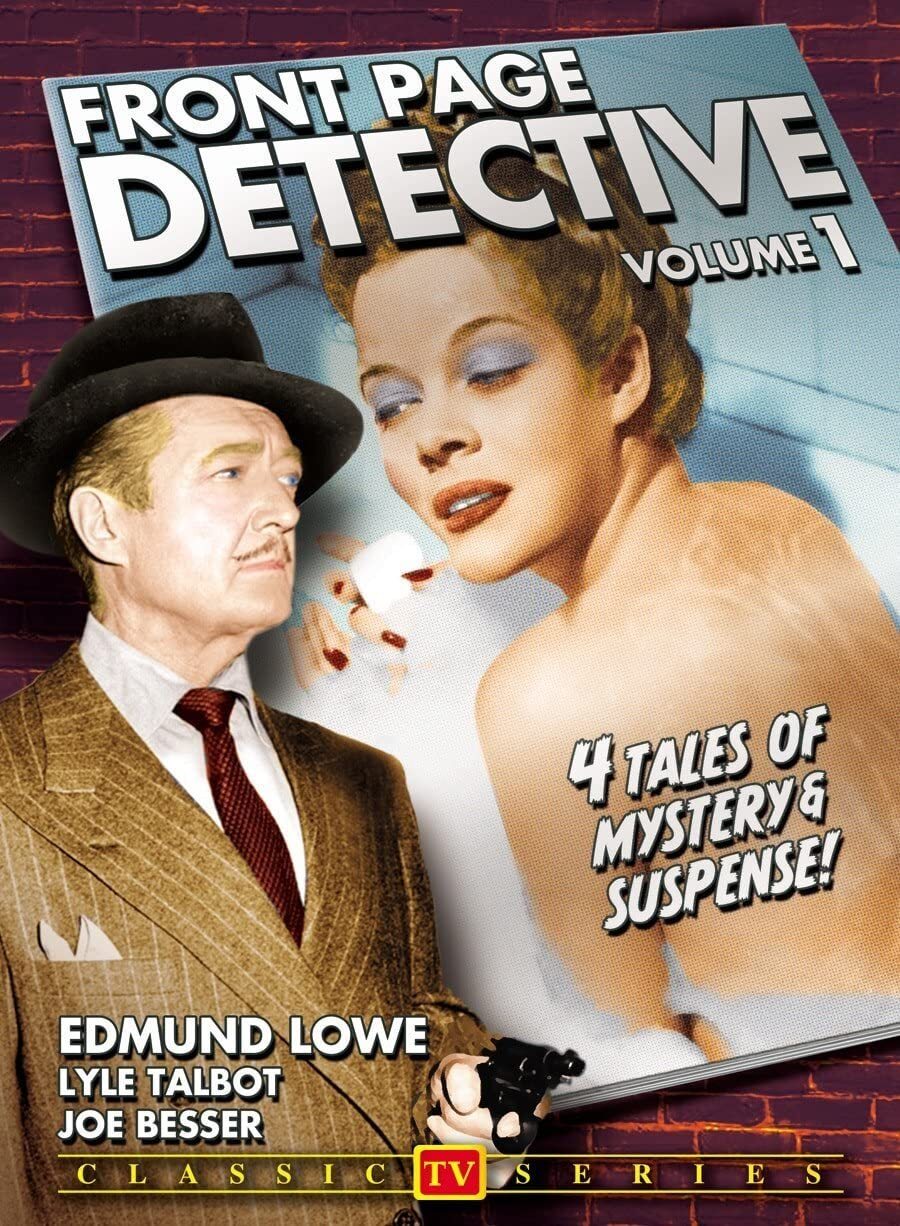 Front Page Detective (DVD) Lucien Prival Edmund Lowe Lyle Talbot Joe Besser
