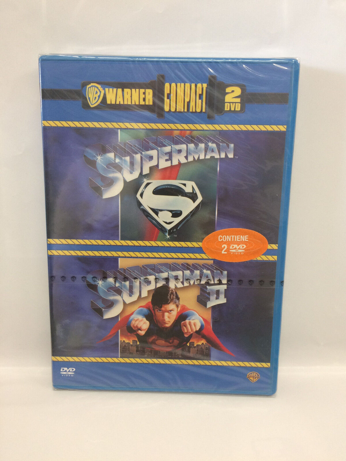 SUPERMAN - SUPERMAN II - 2 DVD - WARNER COMPACT 2 DVD