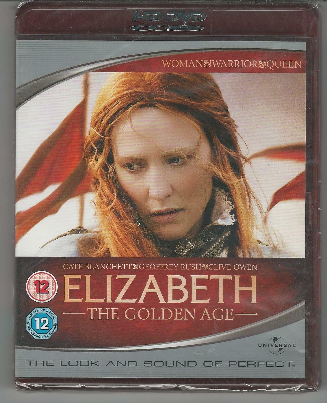 HD DVD : THE ELIZABETH THE GOLDEN AGE (CATE BLANCHETT) 2007 NUOVO SIGILLATO