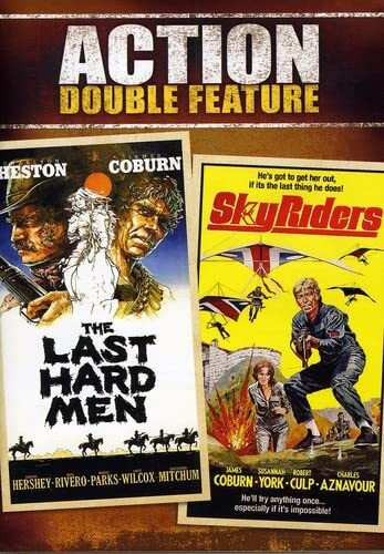 Action Double Feature: The Last Hard Men / Sky Riders (DVD) Charlton Heston