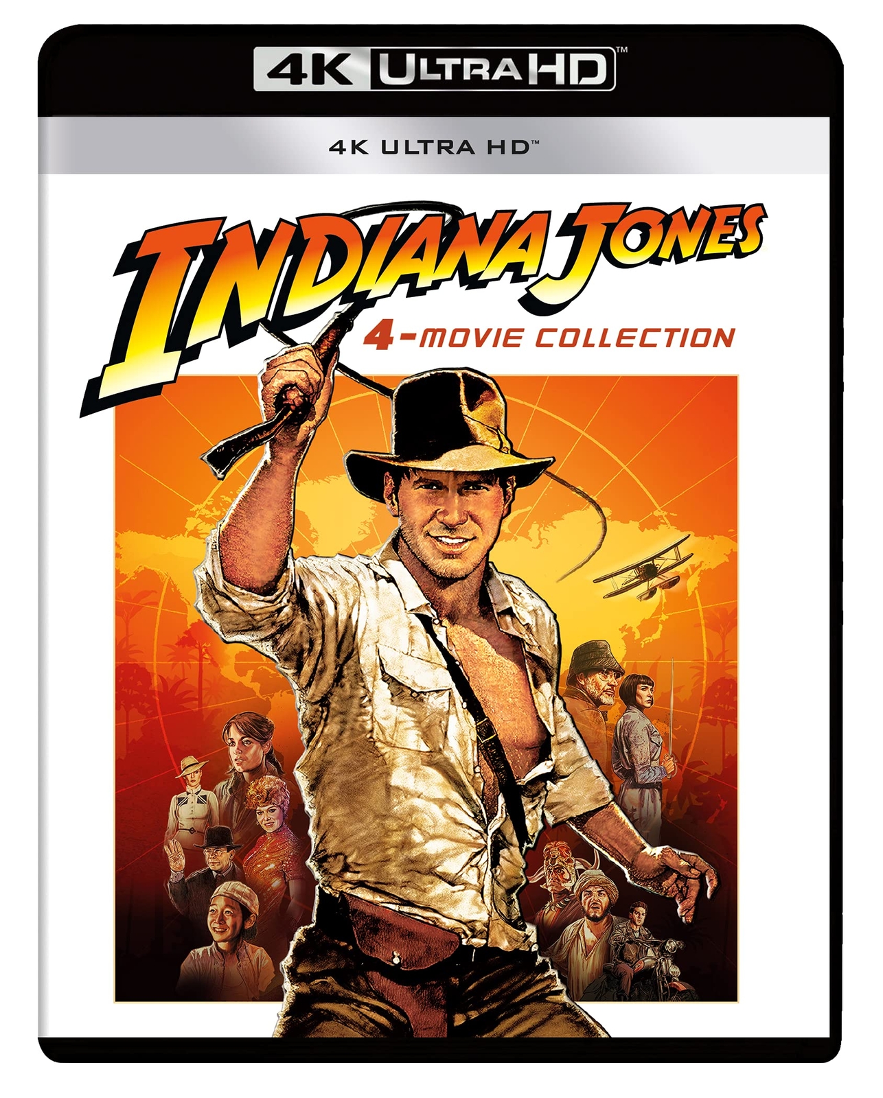 Indiana Jones Quardrilogy (4K UHD Blu-ray) (Blu-ray) Paul Freeman Ronald Lacey