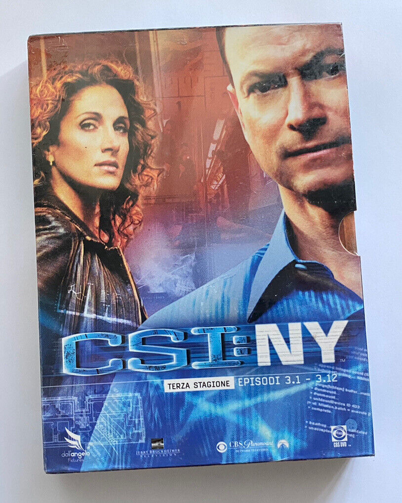 CSI NY TERZA STAGIONE EPISODI 3.1 - 3.12 RARO BOX DVD EDIZIONE ITALIA -SIGILLATO