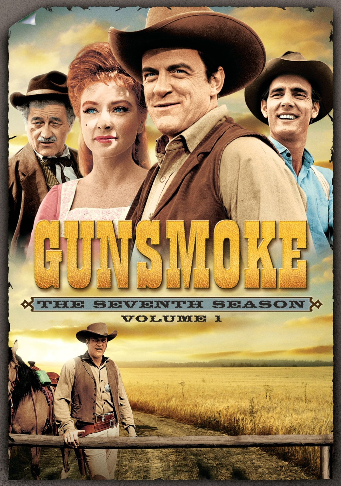 Gunsmoke: Season 7, Vol. 1 (DVD) James Arness Milburn Stone Amanda Blake