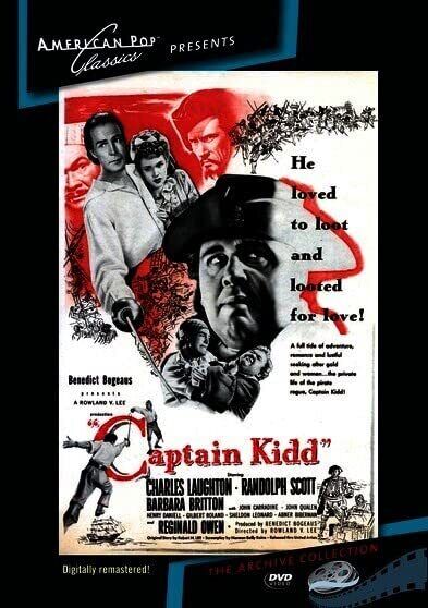Captain Kidd (DVD) Charles Laughton Randolph Scott