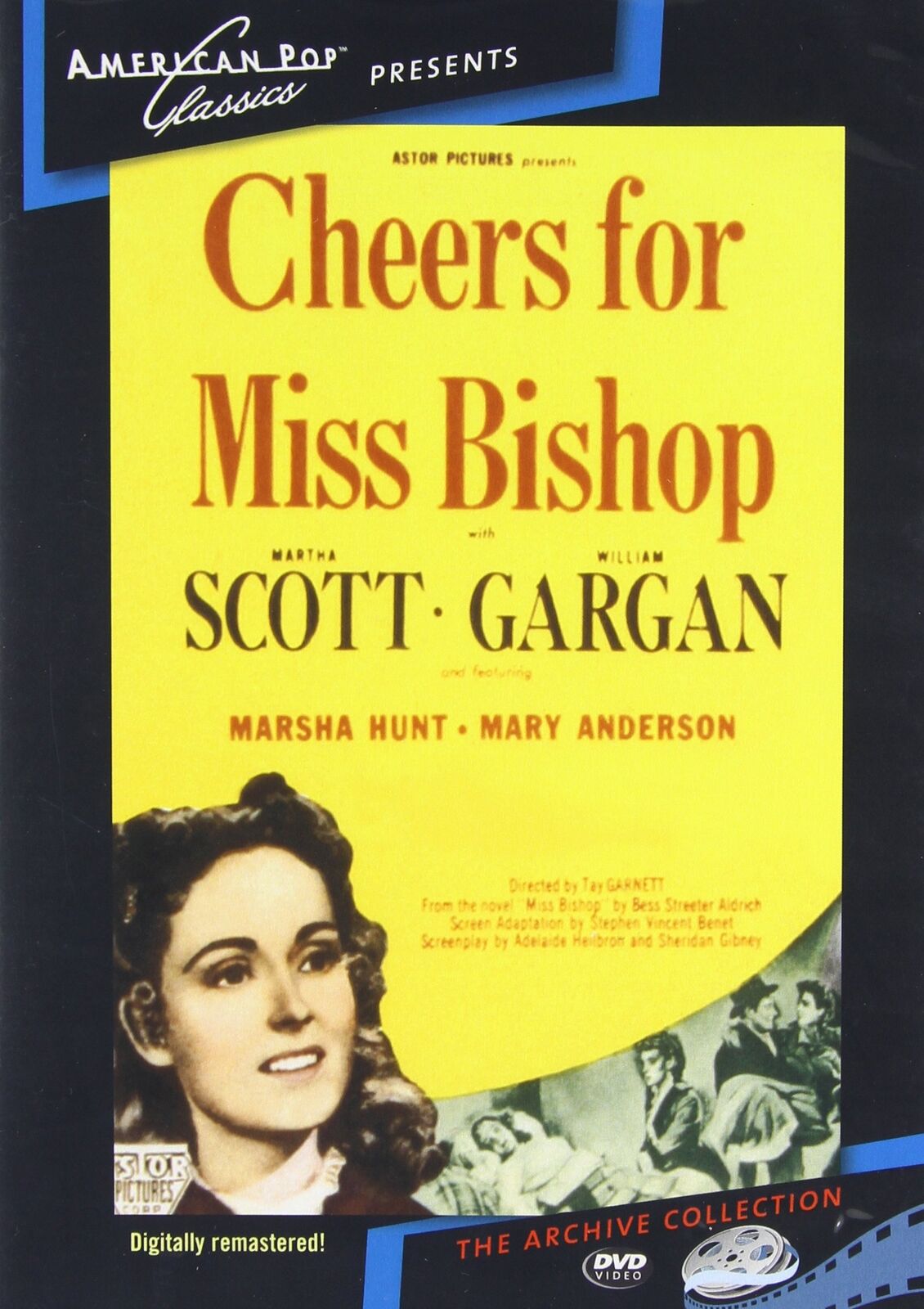 Cheers for Miss Bishop (DVD) Edmund Gwenn Martha Scott William Gargan