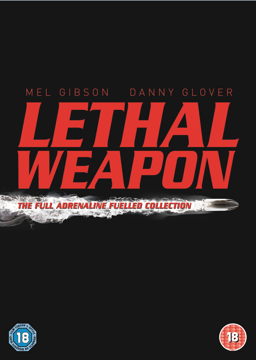 Lethal Weapon: The Complete Collection (DVD) Danny Glover Gary Busey Mel Gibson