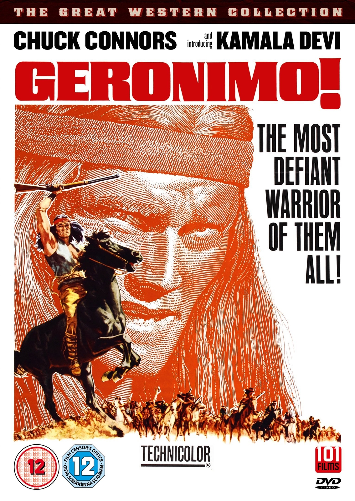 Geronimo! (DVD) Chuck Connors Pat Conway Adam West