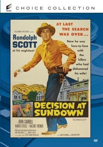 Decision At Sundown DVD (1957) - Randolph Scott, Noah Beery Jr John Carroll
