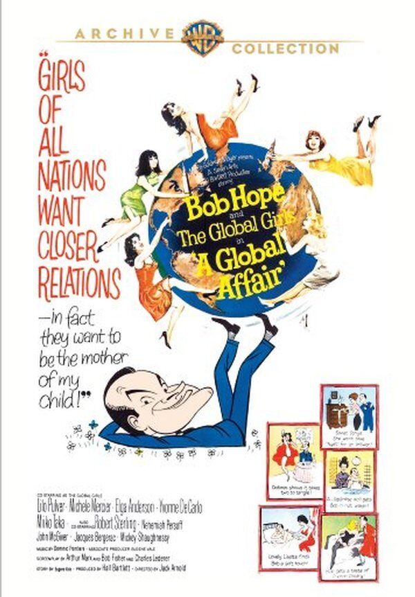 A Global Affair DVD 1964 Bob Hope, Michele Mercier,Robert Sterling,Jack Arnold