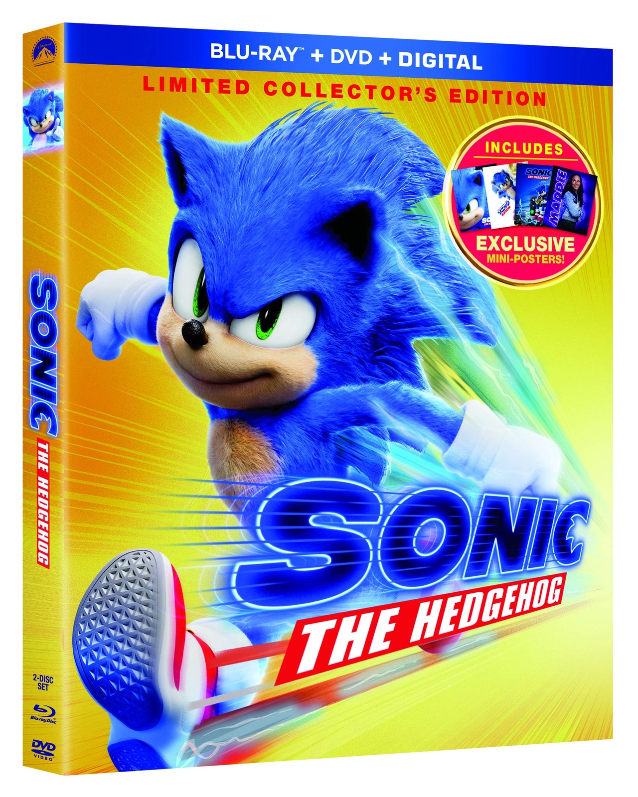 Sonic the Hedgehog Limited Collector's Edition (Blu-ray + DVD + Digita (Blu-ray)