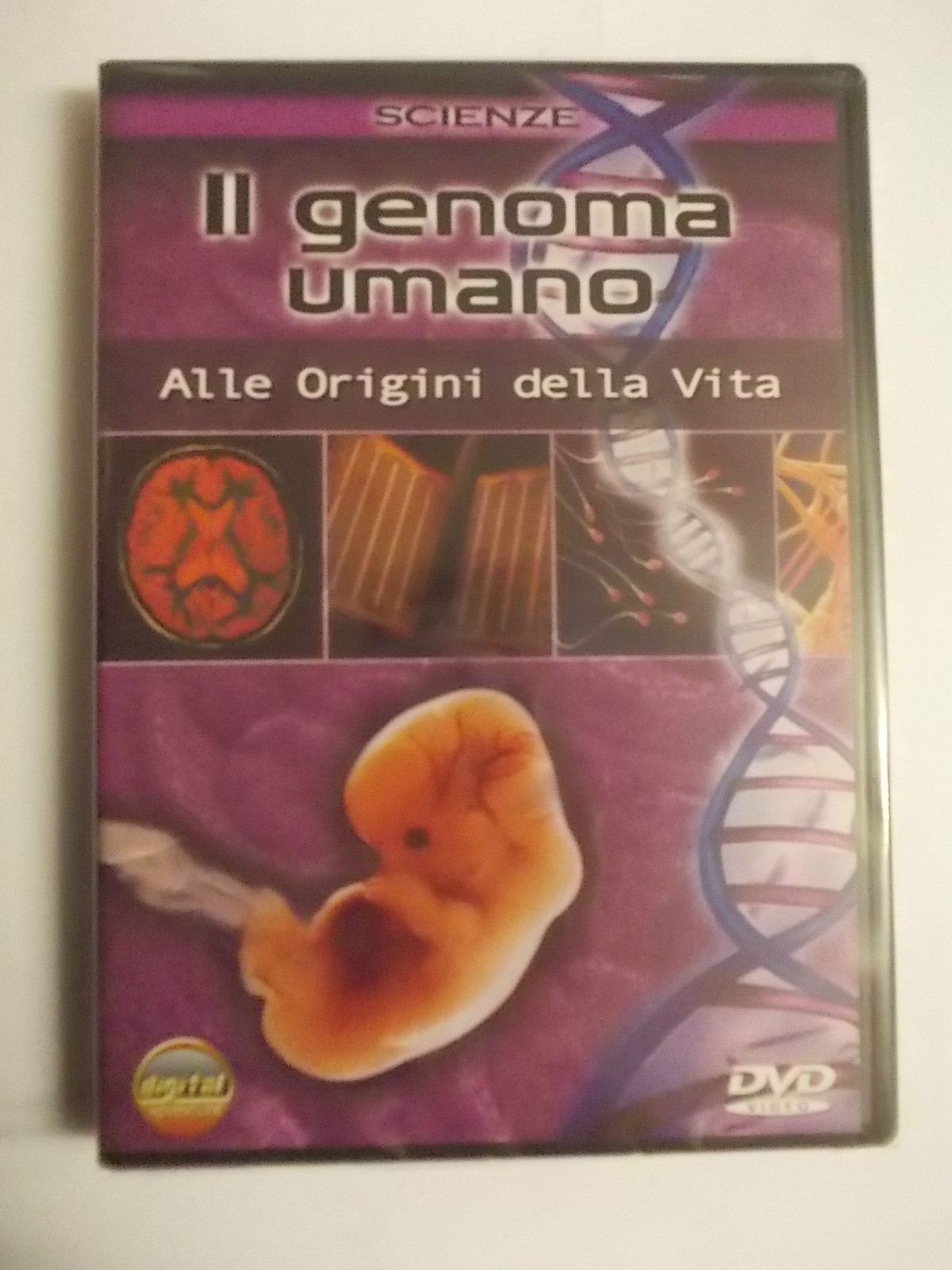 IL GENOMA UMANO ALLE ORIGINI DELLA VITA  DVD SIGILLATO