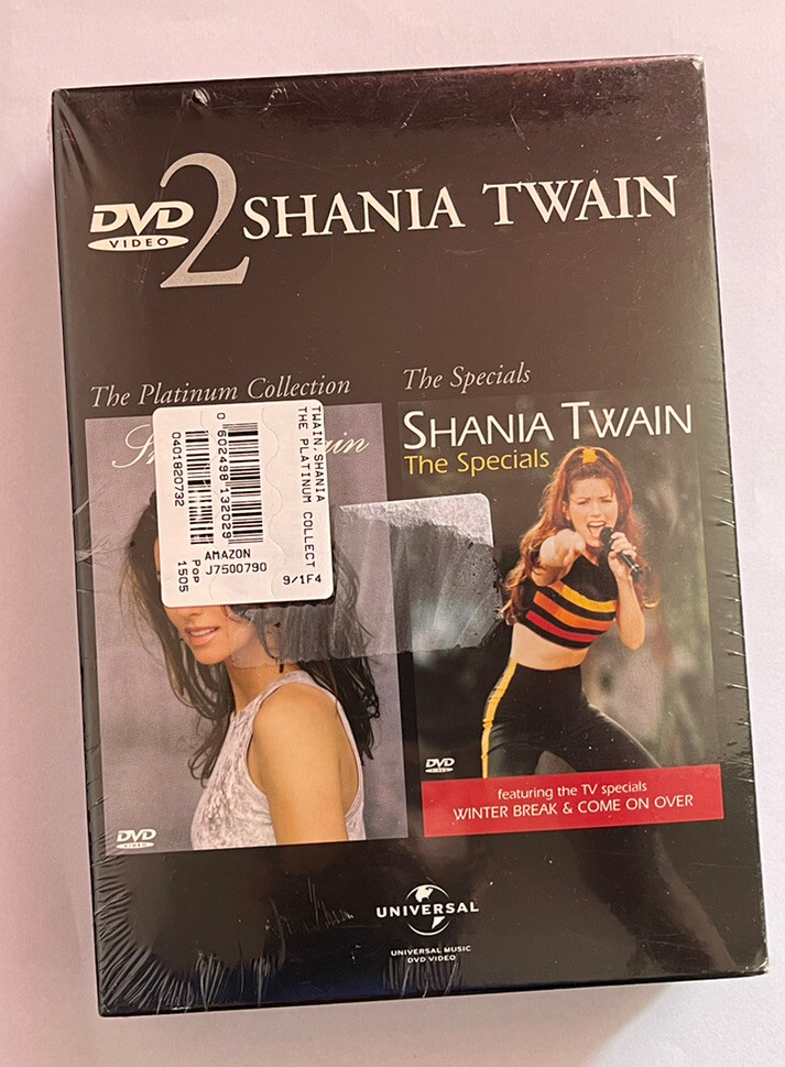 SHANIA TWAIN - THE PLATINUM COLLECTION & THE SPECIALS - RARE BOX DVD - SEALED