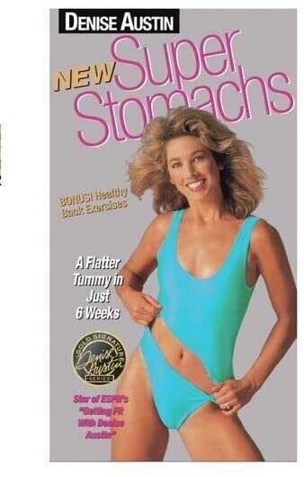 NEW SUPER STOMACHS: A FLATTER TUMMY IN JUST 6 WEEK (DVD) DENISE AUSTIN