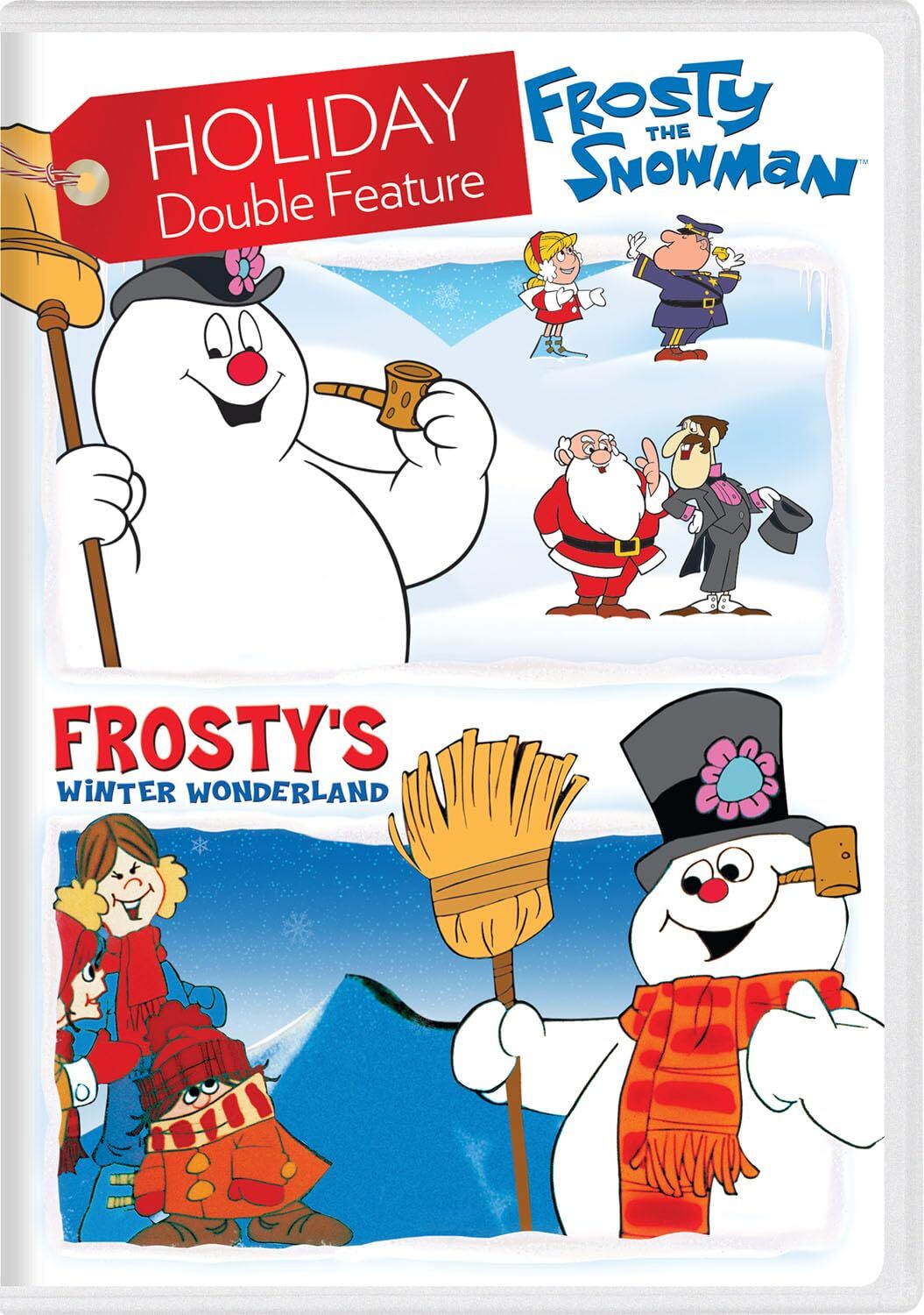 Frosty the Snowman Holiday Double Feature DVD (DVD) Jackie Vernon Billy de Wolfe
