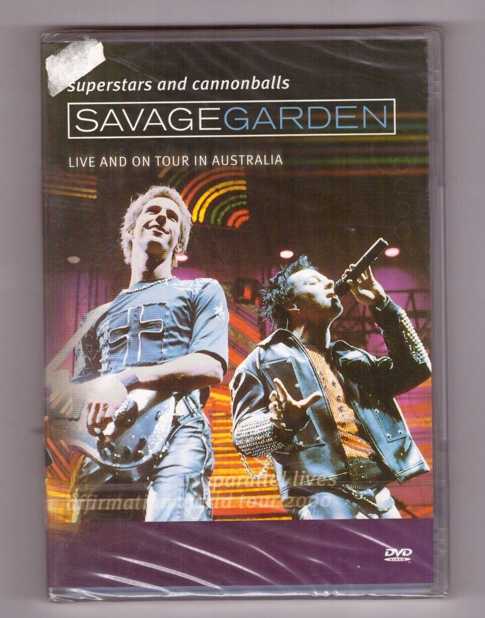 SAVAGE GARDEN - SUPERSTARS AND CANNONBALLS LIVE IN AUSTRALIA DVD NUOVO SIGILLATO