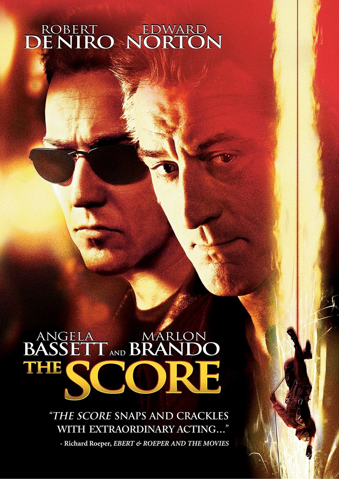 The Score (DVD) Robert De Niro Edward Norton Marlon Brando Angela Bassett