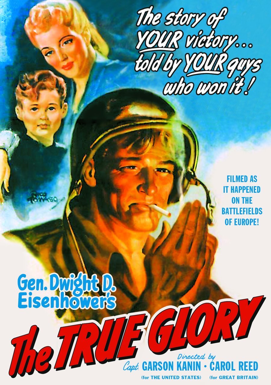 WWII - The True Glory (DVD) Dwight D. Eisenhower Peter Ustinov Robert Harris